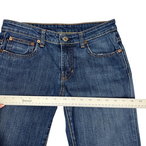 Vintage Y2K Polo Ralph Lauren Jeans Womens 6 Bootcut Low Rise Western Boot Denim - Picture 9 of 18