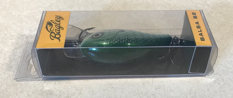 Bagley Balsa B2 Square Bill CHART BLUEGILL Wood Plug Lure 7/16oz 0-3’ Depth NEW - Image 2 of 4
