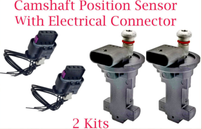 2 Pcs Camshaft Position Sensor W/ Connector Fits Chrysler Dodgei Jeep