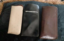 Vintage Eyeglasses Cases Lot Of 3- 2 Men's 1 Women's 1960s Mid Century