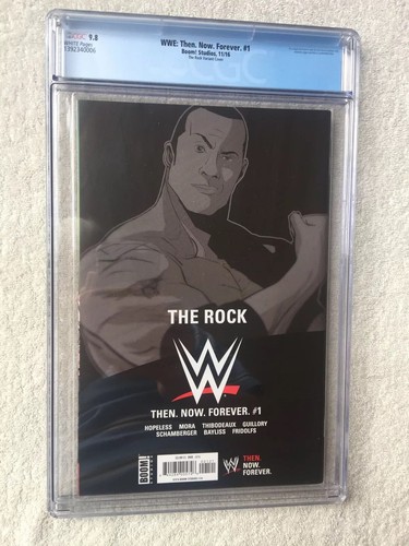 WWE: Allora. Ora. Forever. #1 Boom! Studios Nov 2016 GCG 9,8 pagine bianche The Rock - Foto 12 di 12