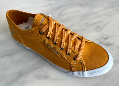 Le Coq Sportif Deauville Mesh Yellow Men's LifeStyle Sneakers 42 Retro Shoes US9 - 第 2/11 張圖片
