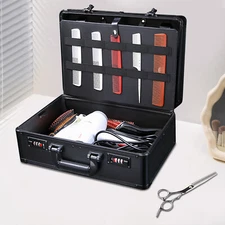 Barber Stylist Suitcase, Carrying Case For Clippers Trimmers Scissors Tool Box