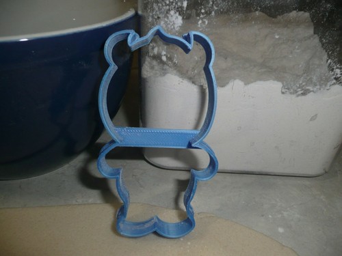 SULLY OUTLINE FURRY BLUE MONSTER CARTOON CHARACTER COOKIE CUTTER USA PR3222 - Picture 9 of 10