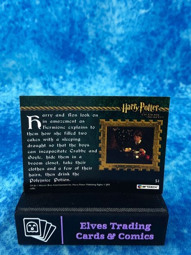 Harry Potter and the Chamber of Secrets SINGLE Non-Sport Trading by Artbox 2006 - Picture 104 of 182