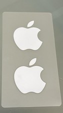 Sticker adesivo Apple originale 2 mele bianco Apple Logo nuovo Mac