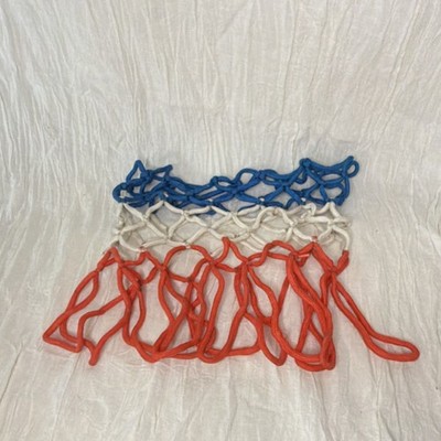 Blue White Red Nylon Basketball Net for Hoop