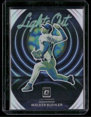 Walker Buehler 2022 Donruss Optic Lights Out Prizm Los Angeles Dodgers #LO-11