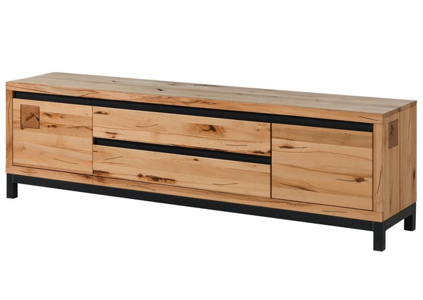Tv-Board Kernbuche 190X40X56 Natur GeöLt Villanders #153-image