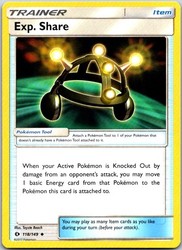 Exp. Share 118/149 Sun & Moon Base Set Uncommon Trainer