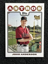 JOSH ANDERSON #177 2008 Topps Baseball QTY Houston Astros