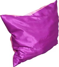 Royal Silk Purple/Pink Decorative Throw Pillow/Girls/Teens/Gifts/Bedroom Decor