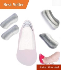 Soft Suede Leather Self-Adhesive Heel Pads - Prevent Slippage with Elegance