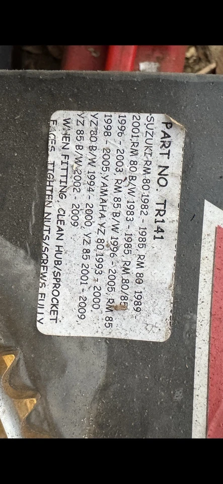 Piñón Yamaha Yz85 Talon 48T Foto 2 de 2