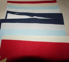 6 Sheets, Unbranded, 14 count, Cross Stitch Fabric - See Description    (17)