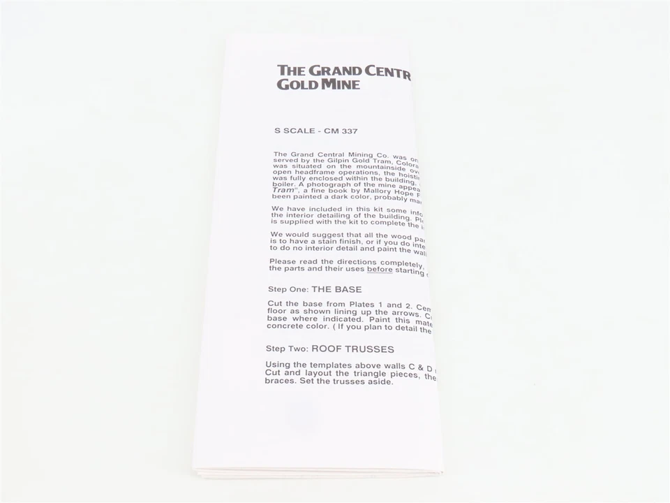 Kit CM miniaturas clásicas escala S 1/64 #337 Grand Central Gold Mine Foto 4 de 4