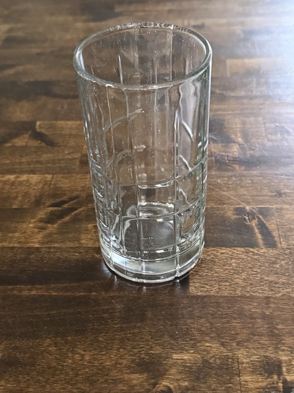 Anchor Hocking Tartan/Manchester Ice Tea Tumbler 16 oz Vtg