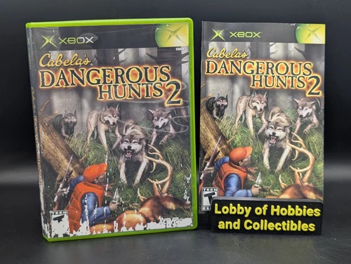 Cabela's Dangerous Hunts 2 (Microsoft Xbox ) CIB - Near Mint Disc - Cover Damage - product listing photo