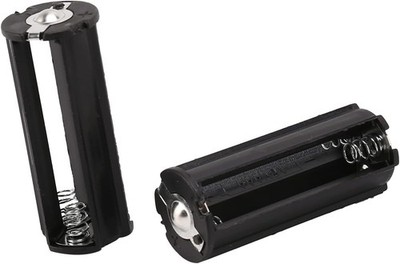 2Pcs Black Battery Holder for 3 x 1.5V AAA Batteries Flashlight Torch... 