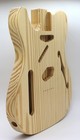 Pine Telecaster / Semi-Hollow Style / Left Handed Guitar Body #710 / Made in USA — photo 4