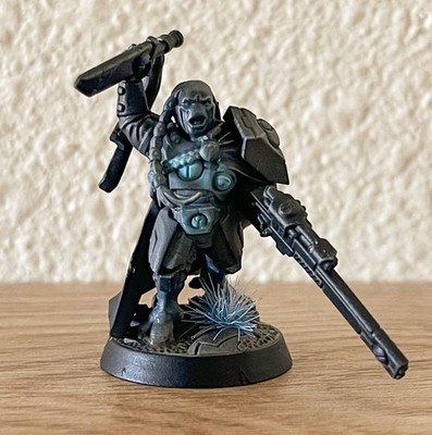 Warhammer 40k Tau Empire - Painted Cadre Fireblade - Item 320-2