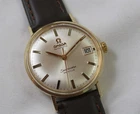 Vintage Omega Seamaster DeVille 34mm Cal. 563 Automatic 14K Gold Wristwatch