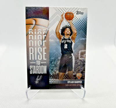 Dylan Harper RC - 2025-26 Topps Rise to Stardom #RTS2 - San Antonio Spurs