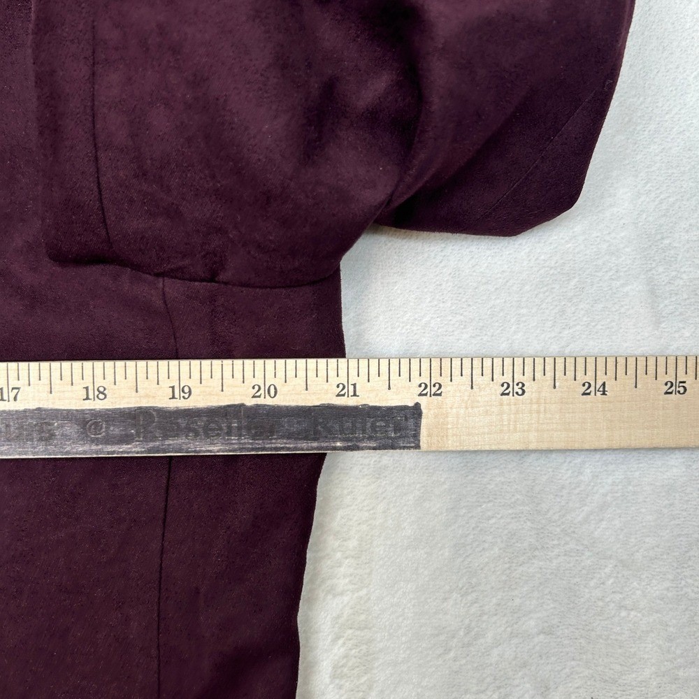 Michael Kors Faux Suede Sport Coat Mens 40R 40 Burgundy Red Classic Fit $295 NEW thumbnail 9