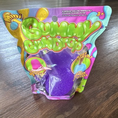 Mini Soft & Squishy Squeeze Ball Stress Reliever Toy Purple 3in