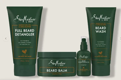 SheaMoisture Coffret Styling Pour La Barbe - Huiles Maracuja Et Karité x 4 - Photo 1/4