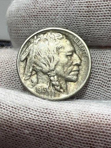 1913 D Type 1 Higher Grade XF Buffalo Nickel -  Better Date US Coin!