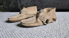 Quoddy Original Ring Boot Sand Suede Moccasin Arch Support Hand Made Womens 8.5