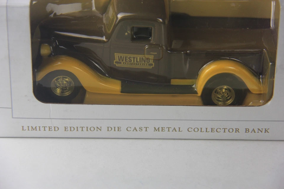 Banco de coleccionista de metal fundido a presión SpecCast 1937 edición limitada Ford Westling Foto 3 de 4