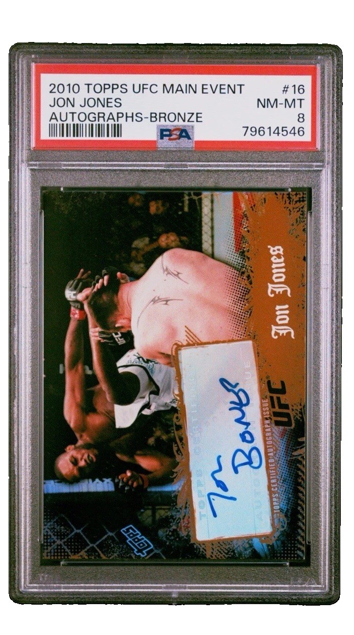 2010 Topps Ufc Main Event Autographs Jon Jones #16 view 1
