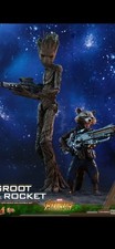 Hot Toys MMS476 -  Avengers 3 - ROCKET and GROOT SET