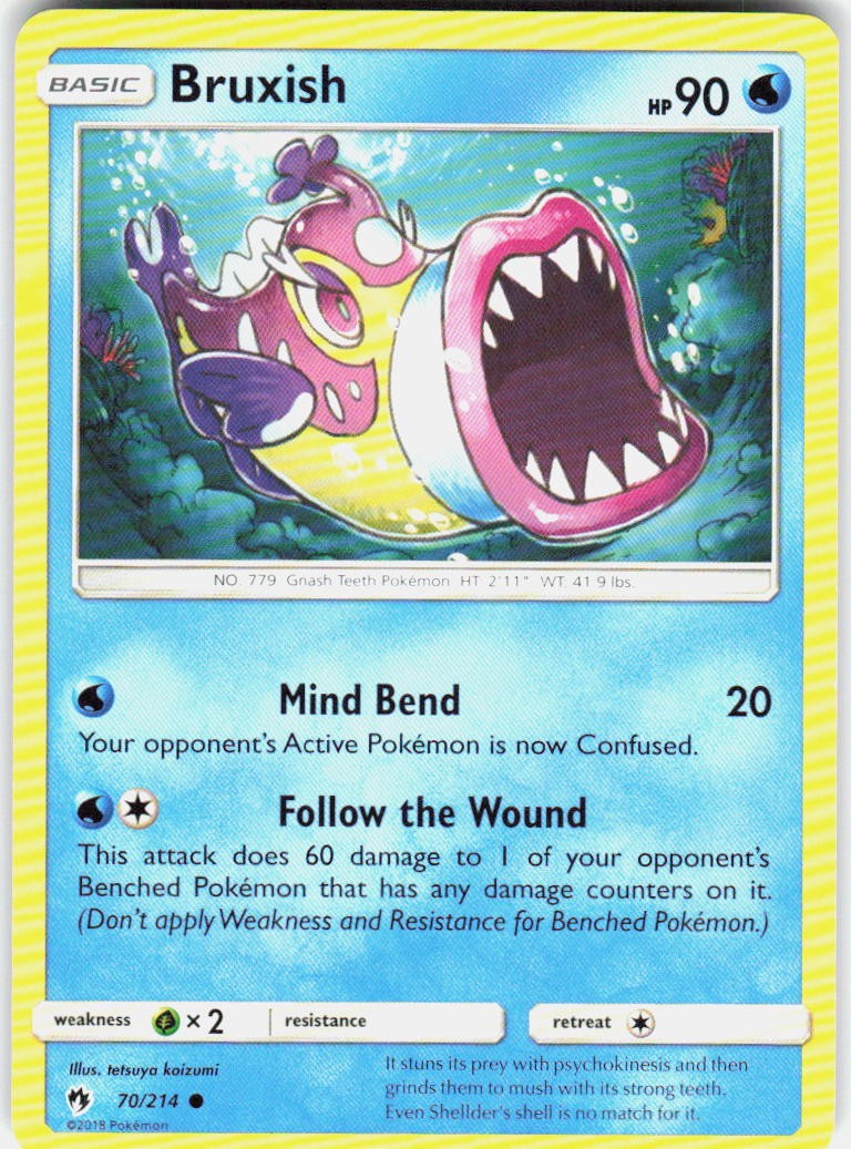 Bruxish 70/214 SM Lost Thunder Pokemon