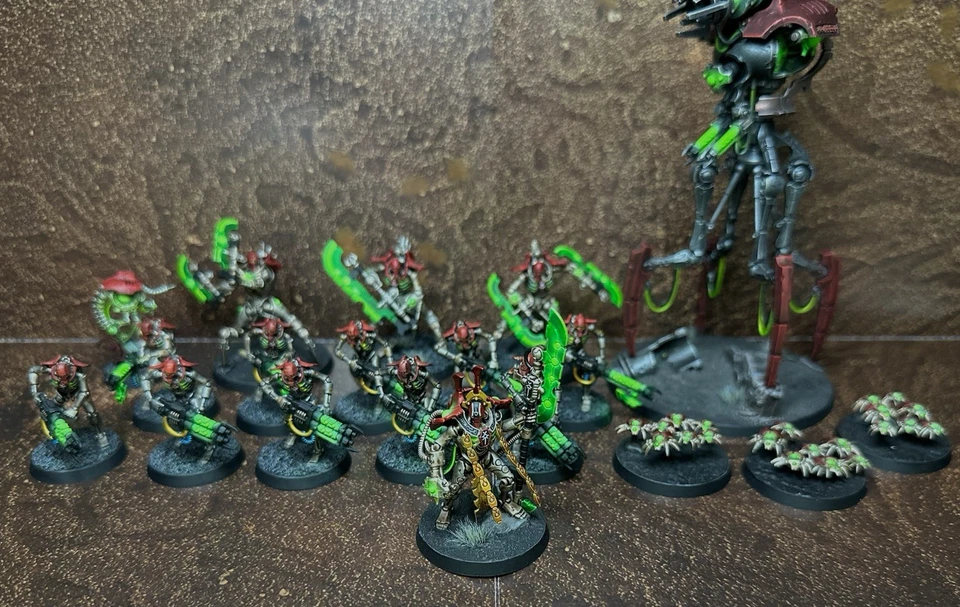 Combat Patrol Necrons Warhammer 40k Box Set Painted (+ Extras) - Image 2 of 4