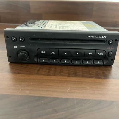 Vauxhall VDO CDR 500 Car Stereo Radio CD Player Possible Code. Untested