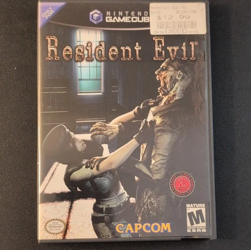 Nintendo GameCube Resident Evil Complete 2 Disc Edition Manual Case Capcom