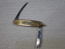 Sturdy Double Blade Pocket Watch Pipe Cleaner Chain Fob 1/20 12 K GF Handles