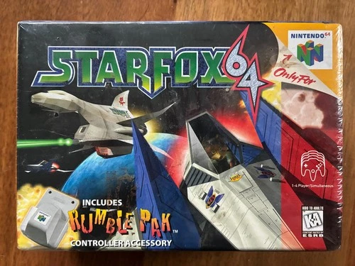 Starfox 64 N64 (Nintendo 64) - Factory Sealed - Fair Condition - See Description