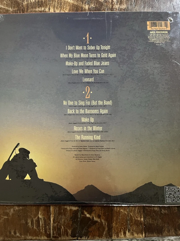 MERLE HAGGARD- HIS BEST-  LP- *SEALED * MINT- BB HOLE- NO CUTS -- - Image 2 of 2