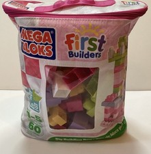 Mega Blocks First Builders Pink Building Set