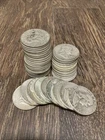 90% Silver 1948-1963 Benjamin Franklin Half Dollars $10 Face Value Roll of 20