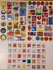 Vintage 80s 90s LARGE Stickers Lot