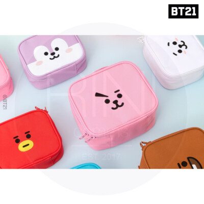BT21 BT21 Official Goods BASIC MULTI POUCH M Size + Tracking Number
