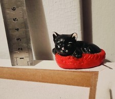 2 X Vintage Kitty in My Pocket Black Cat /Toy Figures Cats Kittens MEG 1994