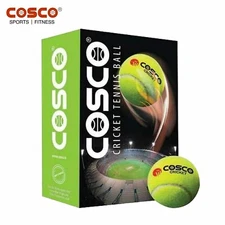 Cricket Sports Play Cosco Light Cricket Tennis Ball Pack of 6