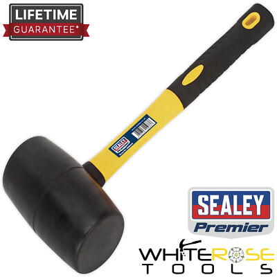 Sealey Gummihammer 2 Pfund mit Fiberglasschaft Premier