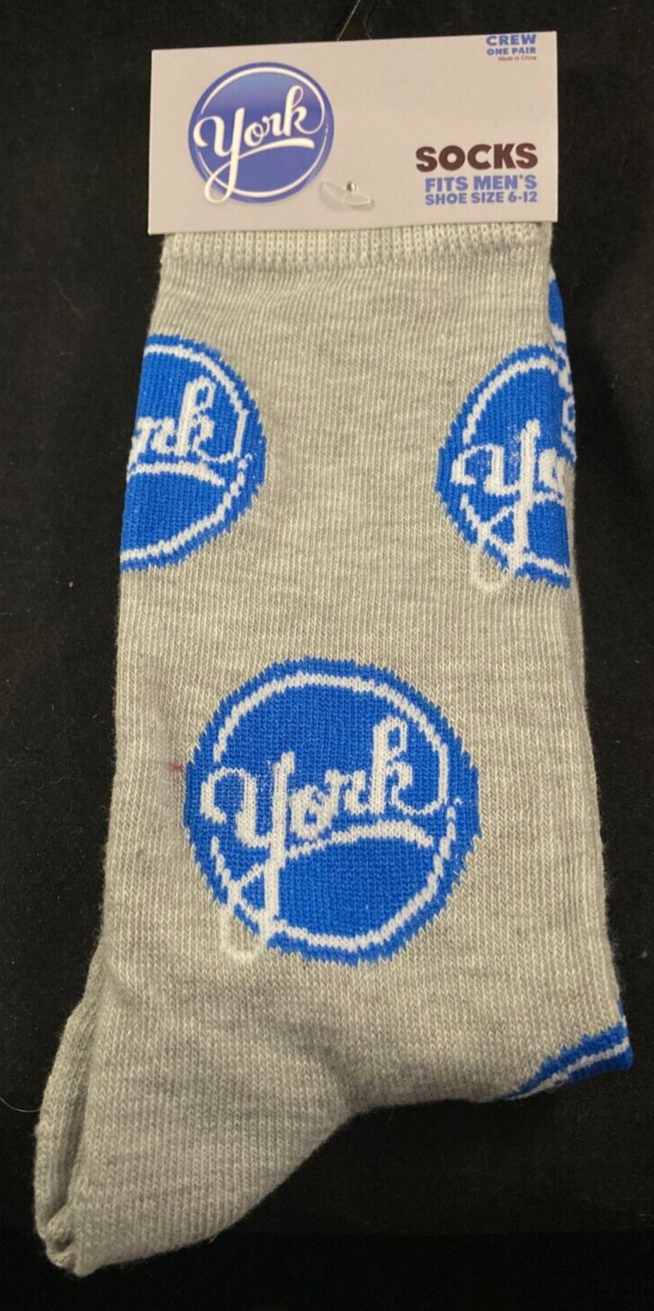 Hershey - York - Size Men's 6-12 - One Pair - Novelty Socks